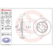 Brembo Front & Rear Brake Discs & Pads fits Peugeot 207 2006-2013 1.6