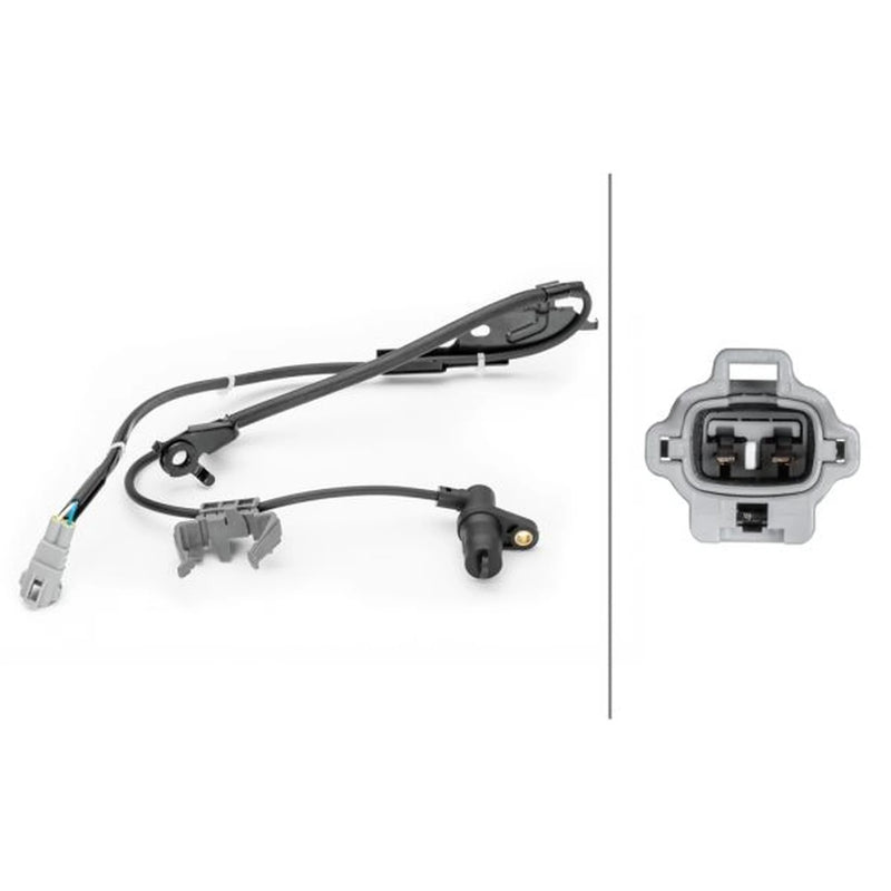 Hella ABS Wheel Speed Sensor Front fits Lexus Rx 2003-2008