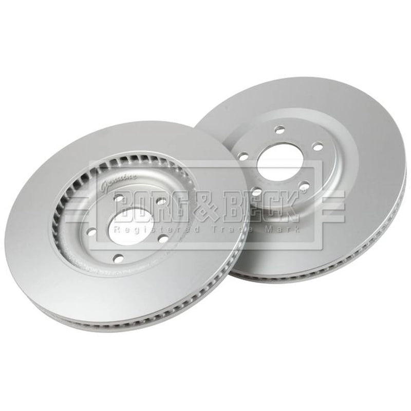 Borg & Beck 2 x Vented Front Brake Discs BBD6333