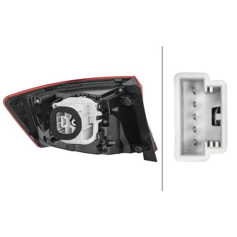 Hella Tail Light / Lamp W16W Right 9EL 354 856-021