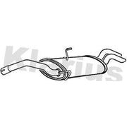 Klarius Box With Tail Pipe Rear fits Citroën Dispatch I 1999-2006 2.0