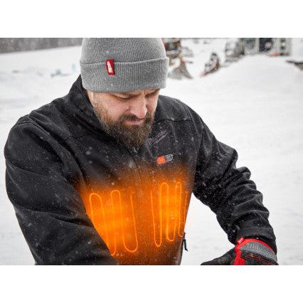 Milwaukee M12Hpjbl2-0(L) Heated Jacket Blk 4932480073 Milwaukee - Dynamic Drive