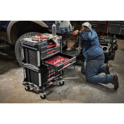 Milwaukee 1/4" drive ratchet, socket, screwdriver and wrench set PACKOUT foam insert - 35pc Milwaukee - Dynamic Drive
