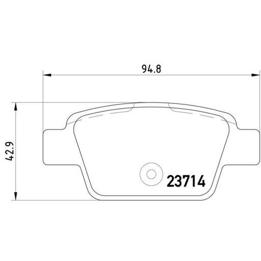 DON Front & Rear Pads fits Alfa Romeo Mito 2008-2018 1.4
