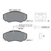 Textar Front Brake Pad Set 2391701