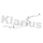 Klarius Box With Centre Pipe Centre fits Volvo S40 I 1995-2003 1.6 1.8 2.0