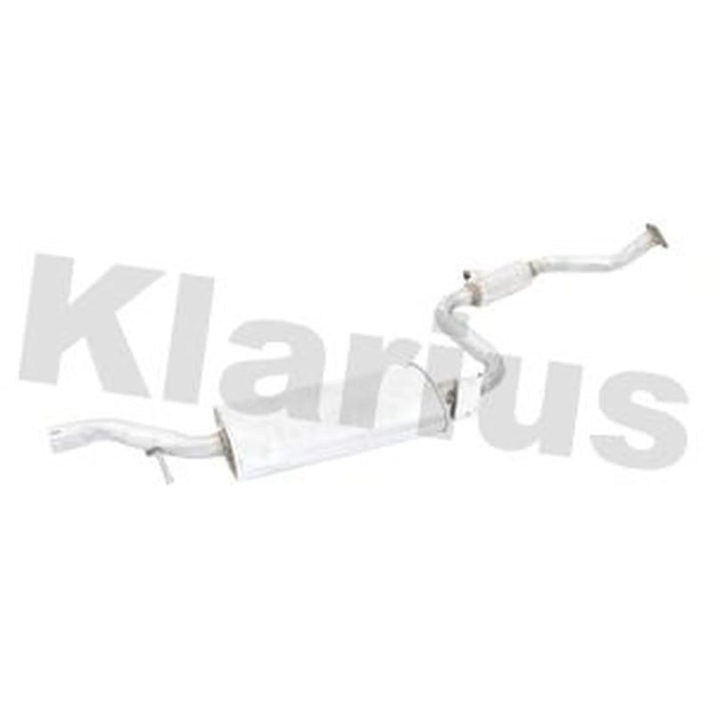Klarius Box With Centre Pipe Centre fits Volvo S40 I 1995-2003 1.6 1.8 2.0