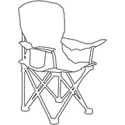 Childrens fun unicorn folding chair 5203U Quest - Dynamic Drive