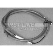 First Line Handbrake Cable Right Rear fits Citroën Nemo 2009-2010 1.3 1.4