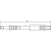 NAPA Brake Hydraulic Hose Line Rear NBH1086