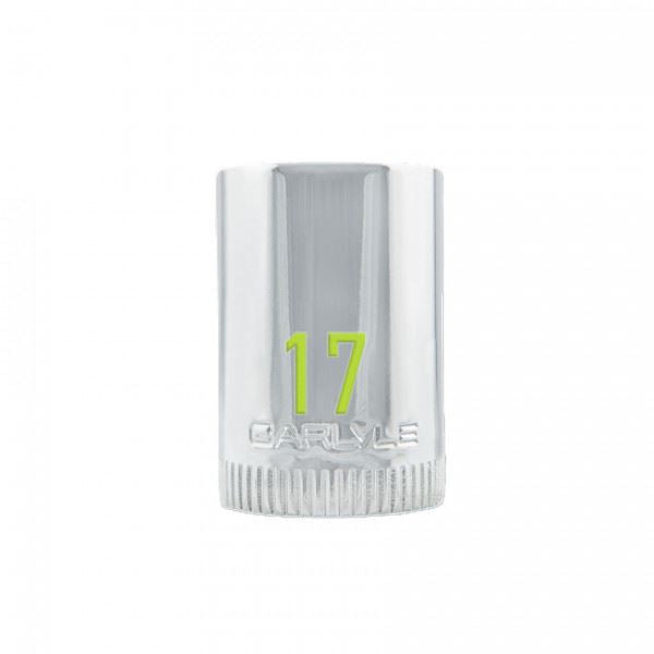 Carlyle Tools 3/8Dr 17mm 12Pt Chrome Socket - image 1