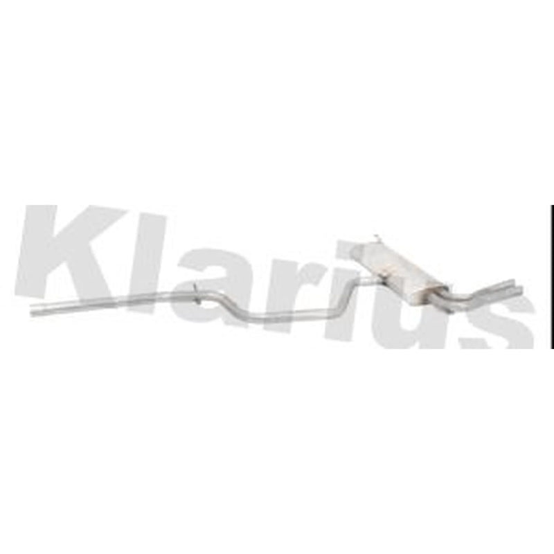 Klarius Box With Tail Pipe Rear fits Seat Altea Xl 2006-2015 2.0