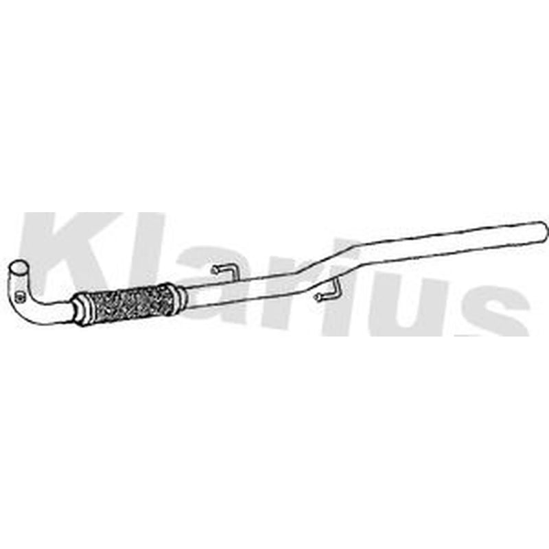 Klarius Exhaust Pipe OD fits Seat Ibiza 2010-2012 1.2