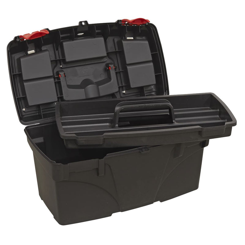 Sealey Toolbox with Tote Tray 430mm AP430 Sealey - Dynamic Drive