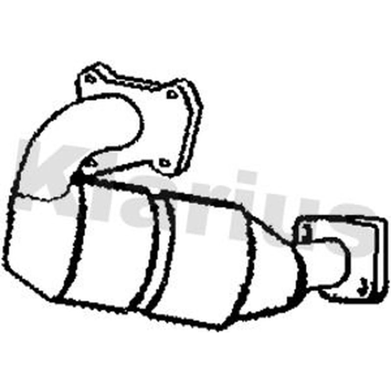Klarius Catalyst Type Approved With Pipe fits Nissan Tiida 2007-2012 1.5