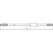 Apec Brake Hydraulic Hose Line Rear fits Ford Ka 2001-2008 1.3 1.6