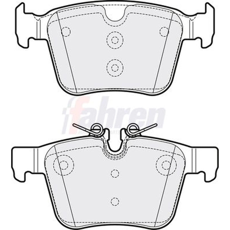 Fahren Front & Rear Brake Discs & Pads fits Land Rover Range Rover Evoque