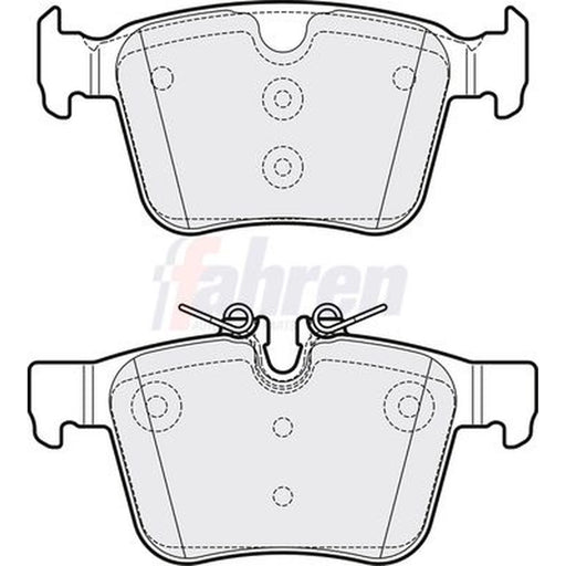 Fahren Rear Brake Discs & Pads fits Land Rover Range Rover Evoque 2011-2019