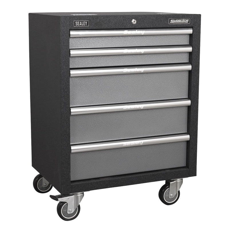 Superline Pro Superline PRO Storage System with Wood Worktop 4.9m APMSSTACK01W Superline Pro - Dynamic Drive