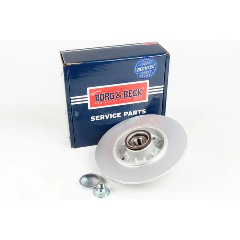 Borg & Beck 2 x Solid Rear Brake Discs BBD6150S-x2