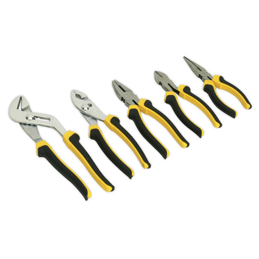 Sealey Comfort Grip Pliers Set 5pc S0646 Siegen by Sealey - Dynamic Drive