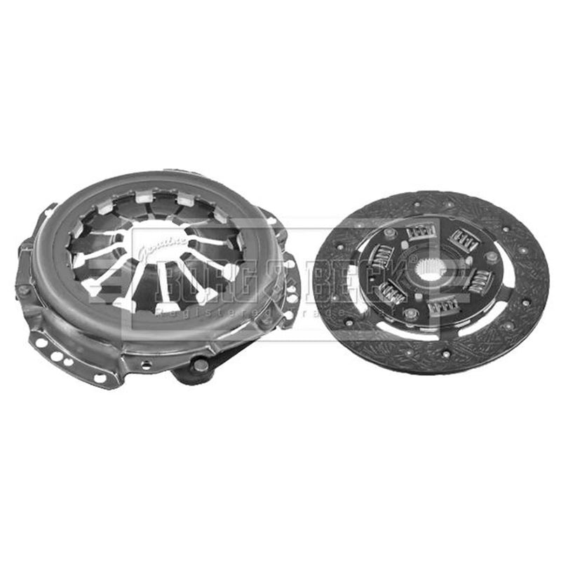 Borg & Beck Clutch Kit Set 3pc 180mm HK2048