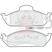 Apec Front Brake Pad Set fits Mercedes-Benz M-Class 1998-2005