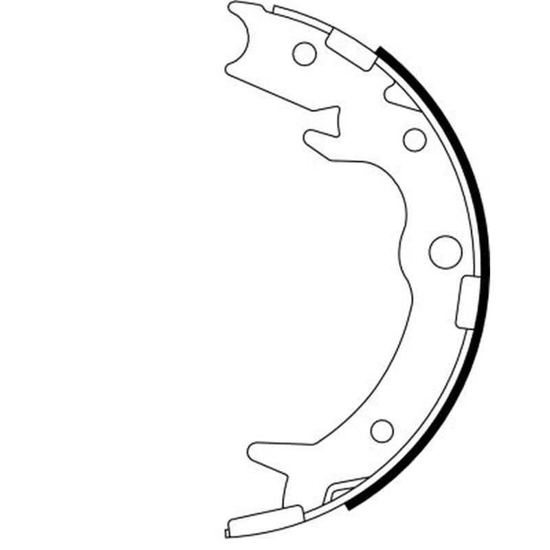 Mintex 4 x Parking Brake Shoe Set fits Acura Legend II 1991-1996 3.2