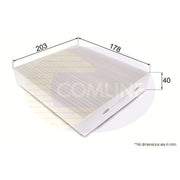 Comline Service Kit with Air, Oil & Cabin Filters fits Smart Forfour 2005-2006