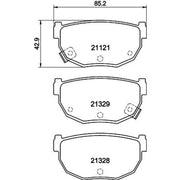Mintex Rear Brake Pad Set MDB1295