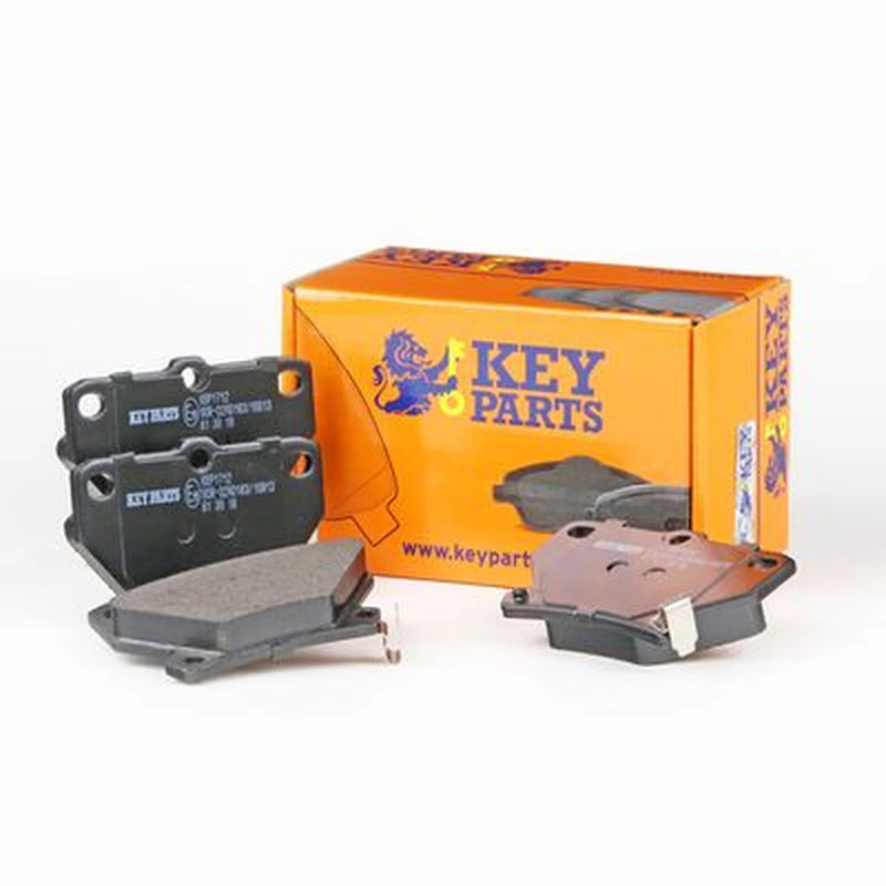Key Parts Rear Brake Solid Discs & Pads fits Toyota Corolla 2002-2007 1.4 1.6