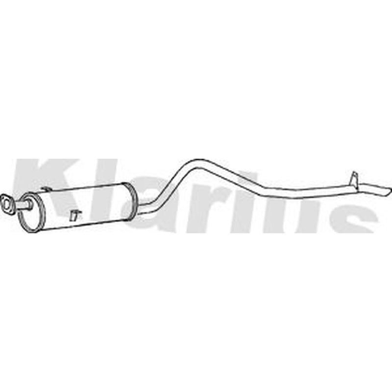 Klarius Box With Tail Pipe Rear fits Nissan Cabstar 1989-2000 2.5