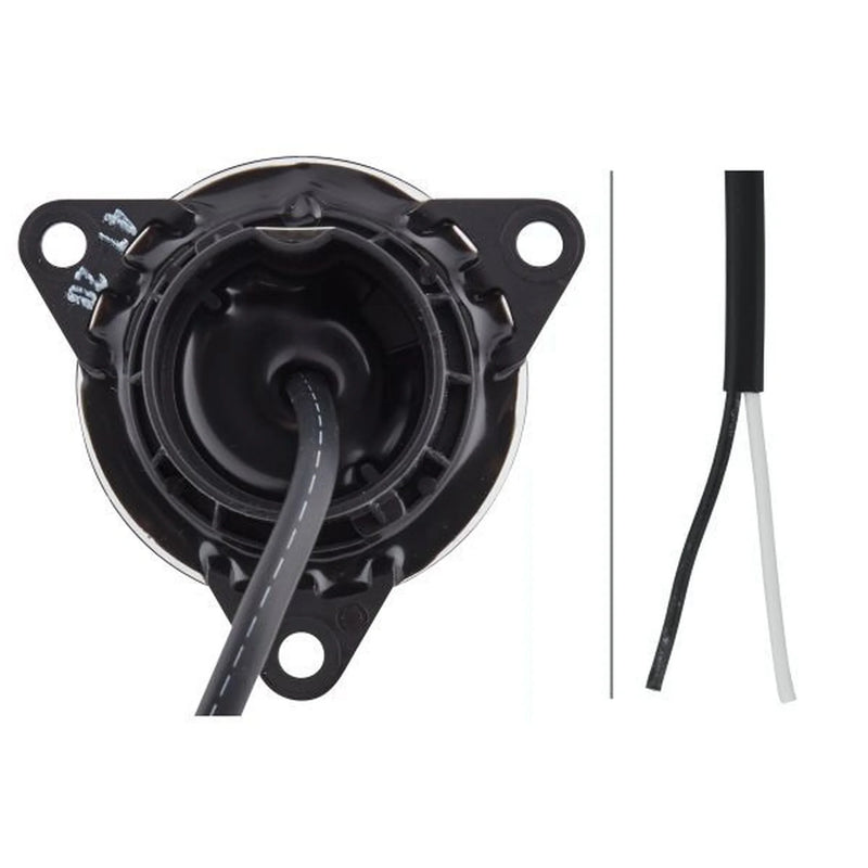 Hella Lamp Po MD12 Front 2PF Front fits Fendt Vario 2014 on