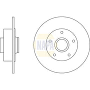 NAPA Front & Rear Brake Discs & Pads fits Renault Megane III Grandtour 2012-2016