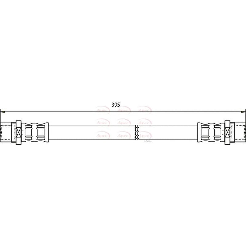 Apec Brake Hydraulic Hose Line inner HOS3606