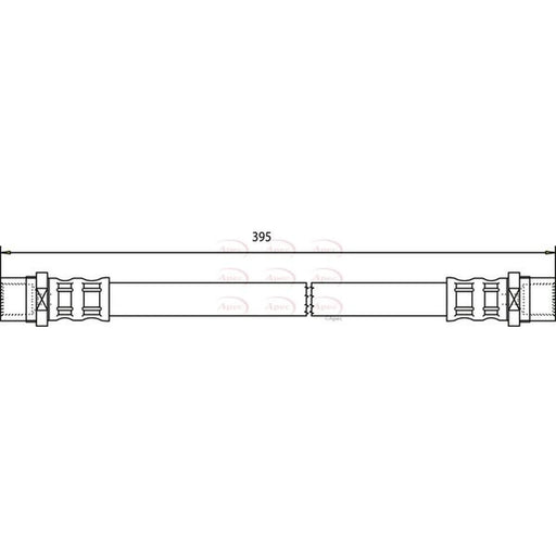 Apec Brake Hydraulic Hose Line inner HOS3606