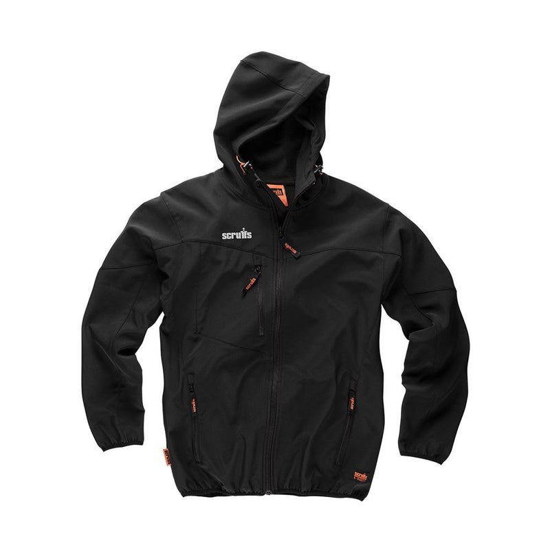 Scruffs Worker Softshell Jacket Black XXL T54854 Scruffs  - Dynamic Drive