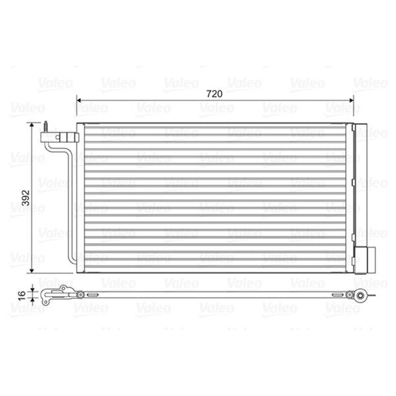 Valeo Air Conditioning Condenser 814177