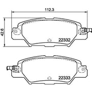 Mintex Rear Brake Solid Discs & Pads fits Mazda CX-5 2011-2024 2.0 2.2 2.5