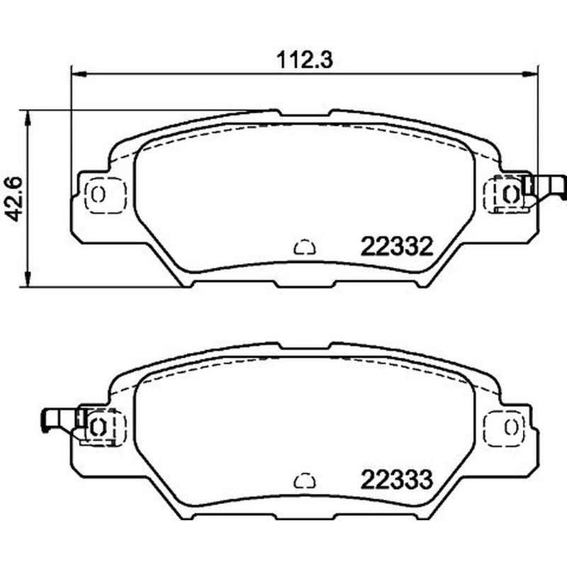 DON Rear Brake Solid Discs & Pads fits Mazda CX-5 2011-2024 2.0 2.2 2.5