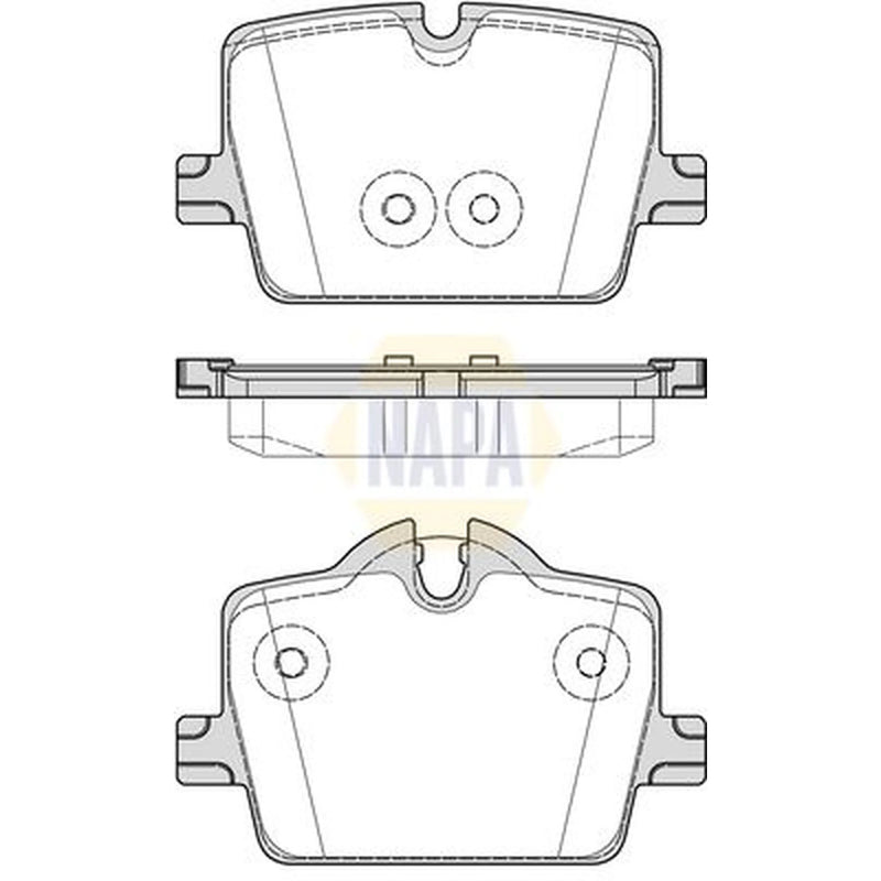 NAPA Rear Brake Pad Set fits BMW 2 2022 on