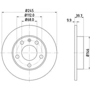 Mintex Front & Rear Brake Discs & Pads fits Audi A4 B6 2000-2004 1.8 2.0
