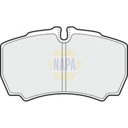 NAPA Rear Brake Pad Set fits Ford Transit 2006-2014 2.2 2.3 2.4 3.2