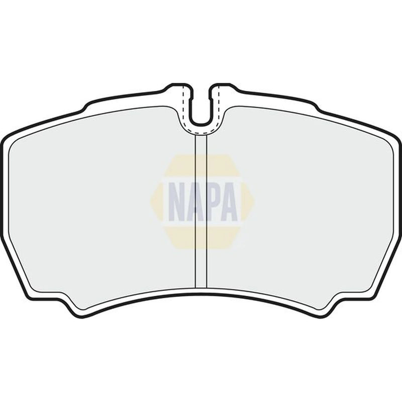NAPA Rear Brake Pad Set fits Ford Transit 2006-2014 2.2 2.3 2.4 3.2