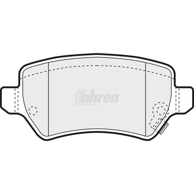 Fahren Rear Brake Pad Set FBP3070