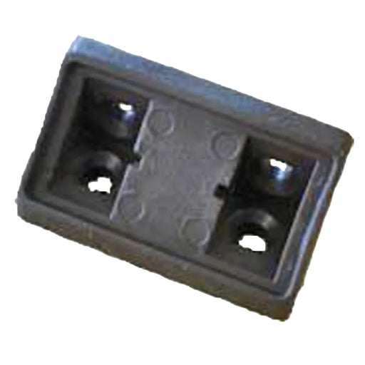 Fawo Furniture Fixings 4 Hole Light Grey 10 Pack