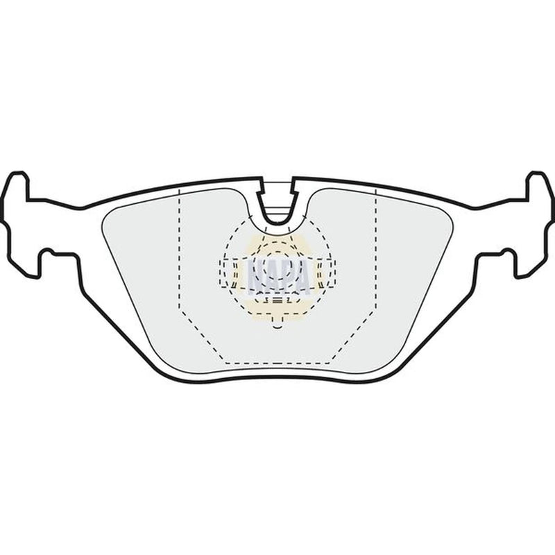NAPA Rear Brake Pad Set fits BMW 3 1990-1999