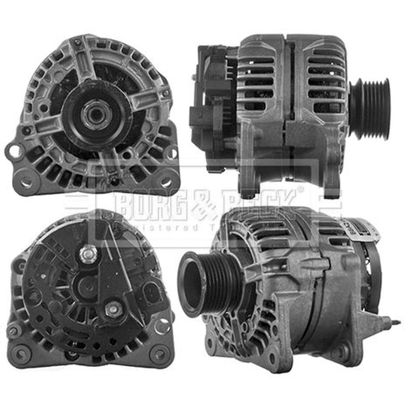 Borg & Beck Car Alternator 12V fits Audi A3 1996-2003 1.6 1.8