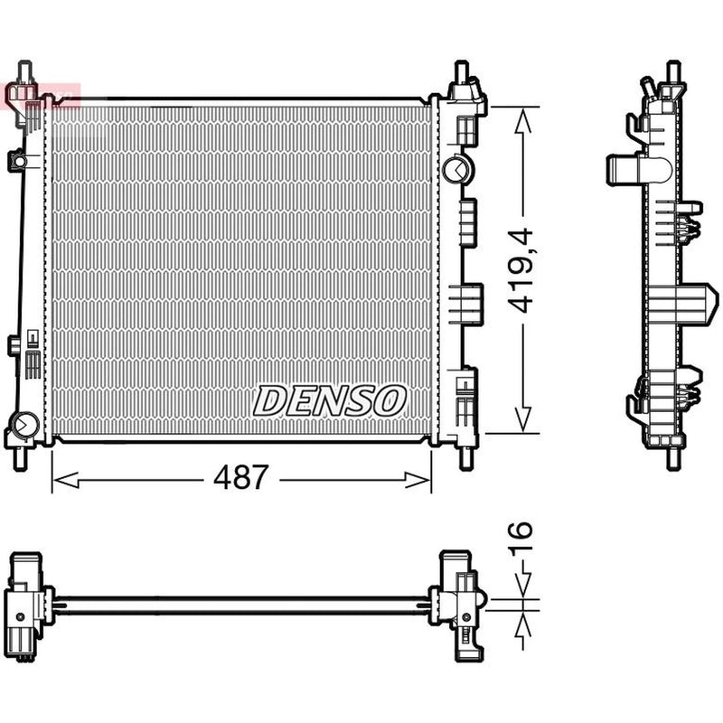 Denso Engine Radiator fits Nissan NV200 2010 on 1.5