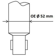 KYB Shock Absorber Damper Strut Rear fits Alfa Romeo Mito 2008-2018 1.4 1.6